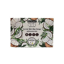 Load image into Gallery viewer, Blooms Natures Love Acne Skin Bar Soap 150g.