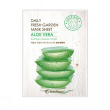 Load image into Gallery viewer, Daily Fresh Garden Face Mask Sheet Aloe Vera 25 g. (10 Sheets)