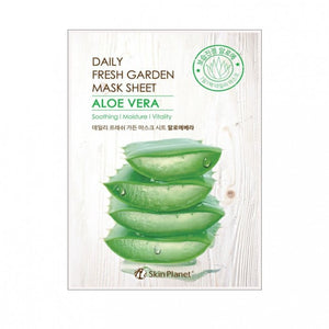 Daily Fresh Garden Face Mask Sheet Aloe Vera 25 g. (10 Sheets)