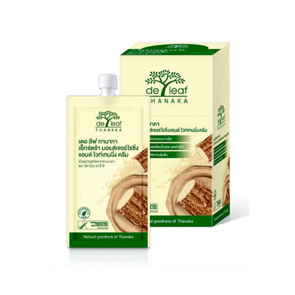 De Leaf Thanaka Moisturizing & Whitening Cream 8g.