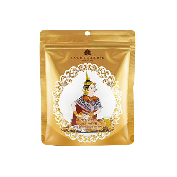 GOLD PRINCESS Royal Detoxification Foot patch (Pack of 10)