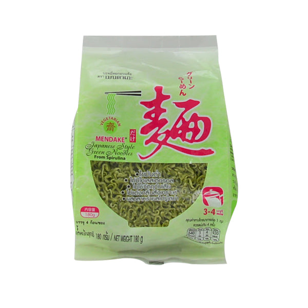 Mendake Japaness Style Green Noodles 180g