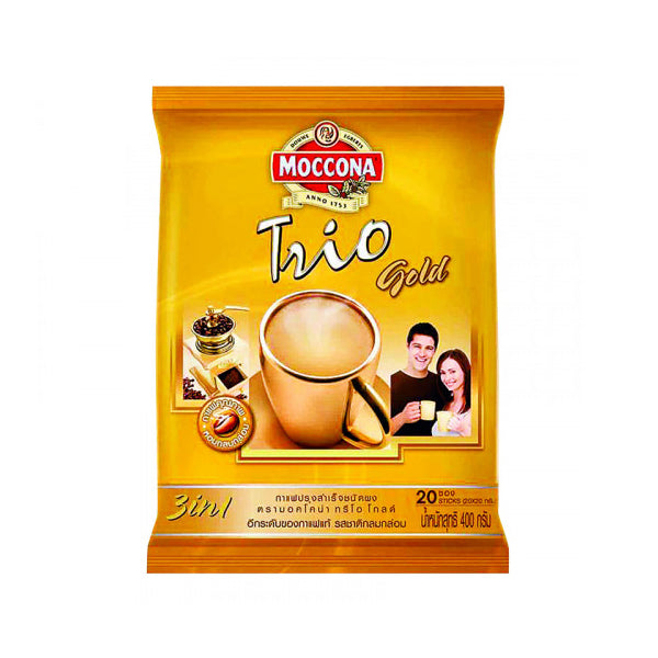 Moccona Trio Instant Coffee Mixed Gold 100g. Pack 5